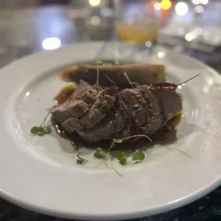 Pork tenderloin entree