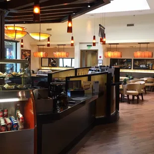 Front entrance and cashier counter