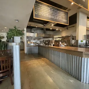 Ordering area w/kitchen