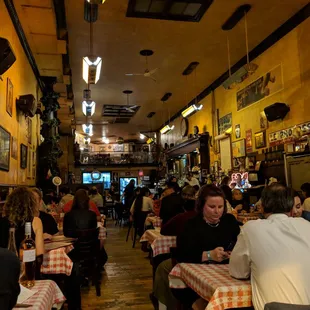 Inside the bistro