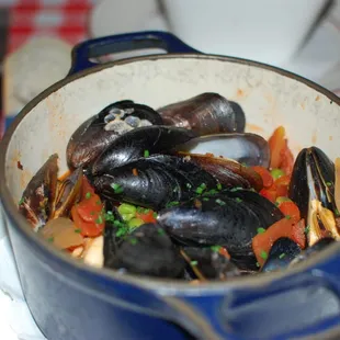 Steamed Mussels