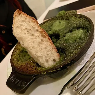 Escargots au beurre d&apos;ail