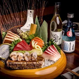 sushi and sashimi, sushi, food, sashimi