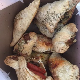 Hand pies, I think I had one of each from the menu