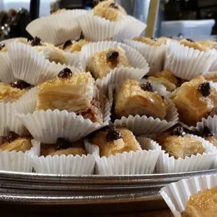 Classic Walnut with Semi Sweet Chocolate Cips Bitchin' Baklava Bites