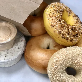 bagels, bagel, food