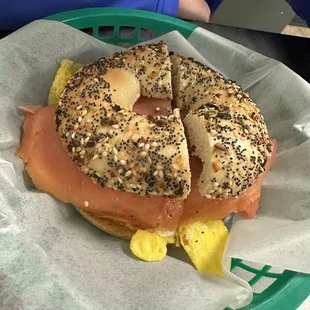 Lox and eggs