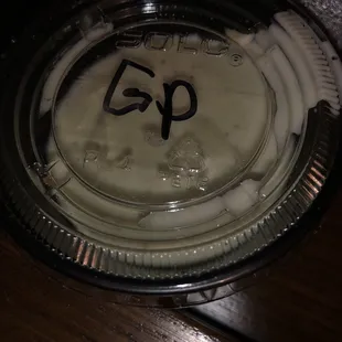 Garlic Parmesan Sauce .75