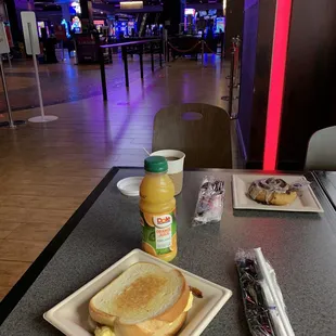 Breakfast by the casino