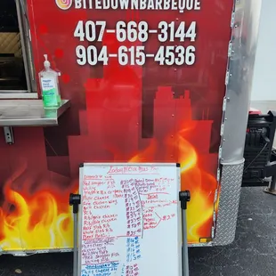 Menu &amp; social for Bite Down BBQ food truck, corner of Archer Rd and 34th. Opens at 11am. Great BBQ &amp; soul food, affordable prices.
