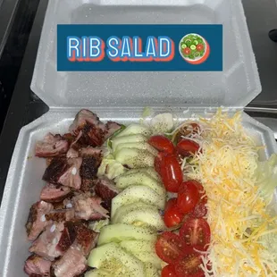 Rib salad