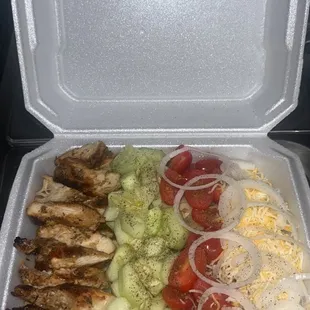 Grilled chicken salad