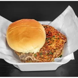 Jumbo Fried PorkChop Sandwich