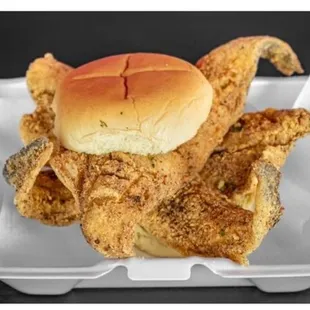 Jumbo Fried Whiting Fish Sandwich