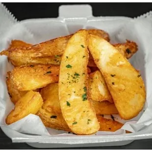 Jumbo Fried Potato Wedges