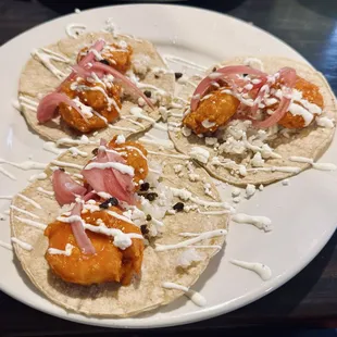 Crispy Buffalo Shrimp Tacos (Daily Special)