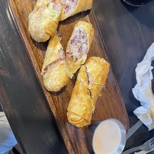 Ruben egg rolls