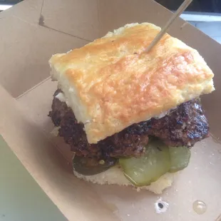 The Rog-Spicy Burger Biscuit