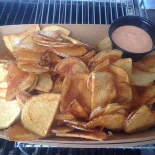 Truck Fried Potatoes w/KM Sauce