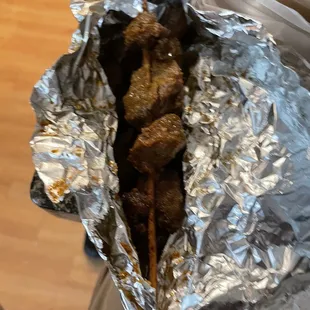 Uyghur Grilled Lamb Kebab. (Xinjiang)