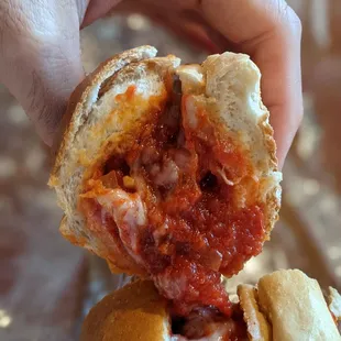 Meatball Grinder $10 pre-tax