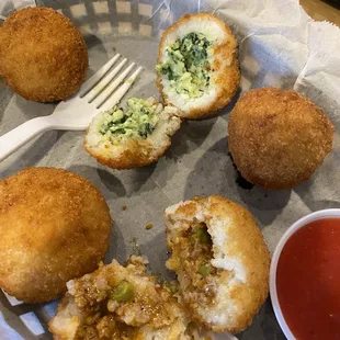 Arancini de Riso spinach and meat 5pc 4/2024