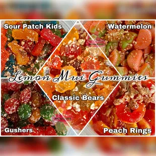 a picture of a bowl of gummy bears