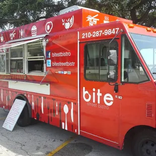The truck. I had been saying the name all wrong. It's not Bite Street [beat] Bistro; it's Bite [beat] Street Bistro.