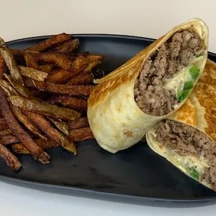 Philly Cheesesteak Wrap