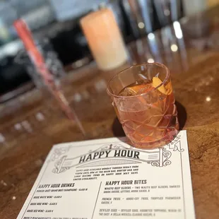 Happy Hour Old Fashioned.