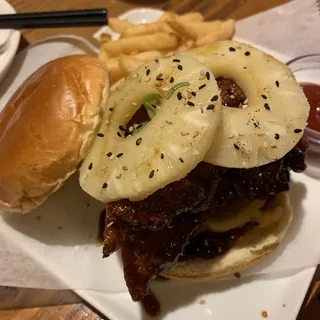 Honey-Bourbon Sesame Chicken Sandwich