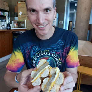 Breakfast Bagel $10, delicious!