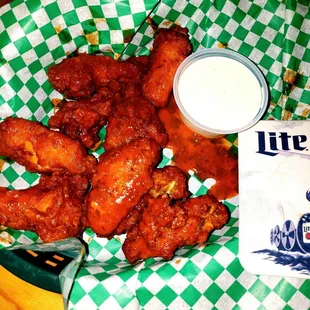 Buffalo wings!