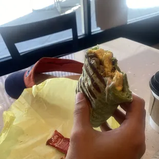 Spinach wrap