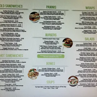 Grand Opening Menu