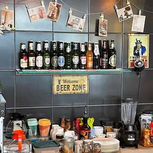 Limited but great selections of brews