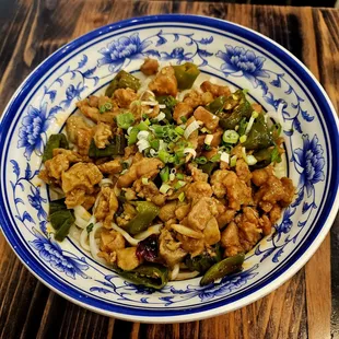 #9. Dry Noodle with Chicken in Spicy Red  Pepper
