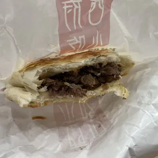 Crispy burger with Beef