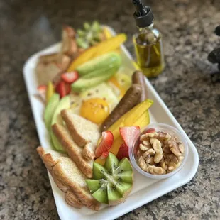 Breakfast personal charcuterie plate