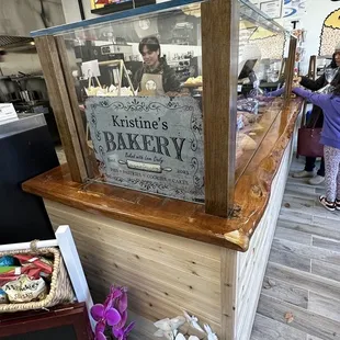 a display of pastries
