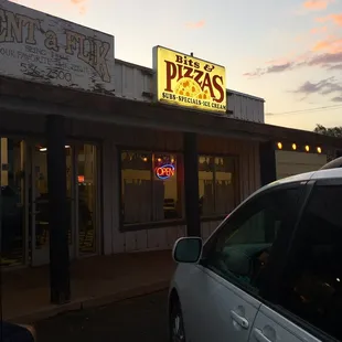 View from the parking lot