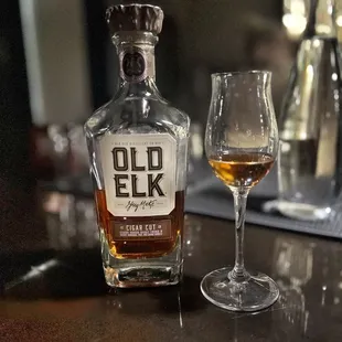 a bottle of old elk