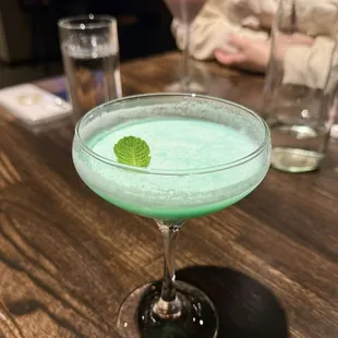 Grasshopper - vodka, creme de menthe, creme de cacao, heavy cream