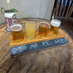 Tasting flight