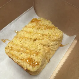 Cornbread with hot honey