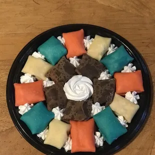 Crepes party tray