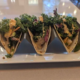 Shrimp tacos.
