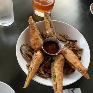 Philly Cheese Steak Egg Rolls