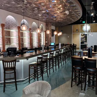 Looking forward from the rear