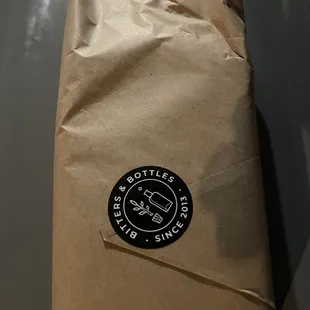 Nice wrapping when you purchase bottle in store